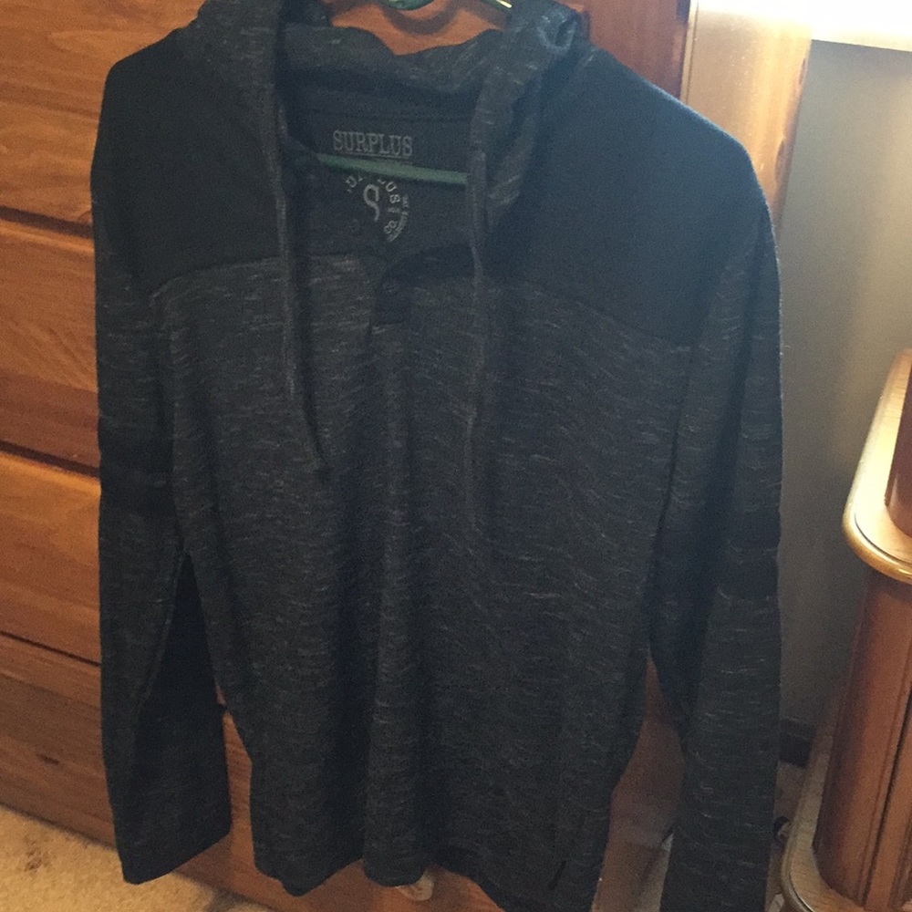 Surplus men’s long sleeve shirt with hoodie